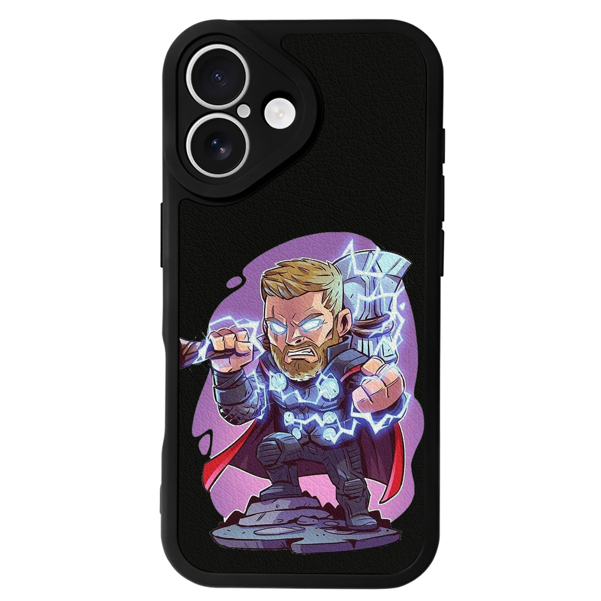 （画像用） アベンジャーズ The Avengers 【iPhone 16シリーズ対応】シリコンスマホケース（レザー調） 材質：シリコン
